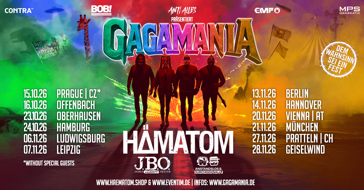 Hämatom veröffentlichen “Wir sind Gott II” und kündigen erneutes Ukraine-Konzert an